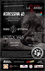 Koncert Batalion d'Amour, Artrosis, AGRESSIVA69, Red Storm w Będzinie - 11-02-2017