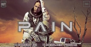 Koncert Pain w Warszawie - 15-04-2017