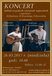 Koncert ballad rosyjskich i piosenek żeglarskich w Bydgoszczy - 26-03-2017