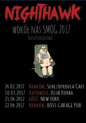 Koncert: Nighthawk + Eye Of Void + Maap w Krakowie - 24-02-2017