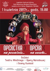 Koncert Operetka na poważnie, Opera na wesoło w Legnicy - 01-04-2017