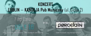 Koncert Filip Lato + Ugly 10 i Porcelain w Lublinie - 11-03-2017