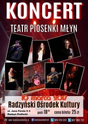 Teatr Piosenki Młyn Koncert z okazji Dnia Kobiet w Radzyniu Podlaskim - 10-03-2017