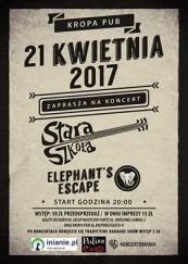 Koncert Stara Szkoła, ELEPHANT'S ESCAPE w Inowrocławiu - 21-04-2017