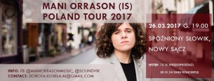 Koncert  w słowiku Mani Orrason w Nowym Sączu - 26-03-2017