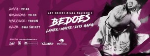 Koncert Bedoes w Toruniu ╳ Lanek, White (2115 Gang) - 22-04-2017