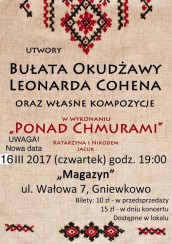 NOWA DATA KONCERTU - Gniewkowo - koncert "Ponad Chmurami" - 16-03-2017