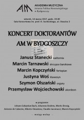 KONCERT DOKTORANTÓW w Bydgoszczy - 14-03-2017