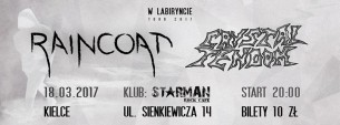 Koncert Raincoat & Crystal Tendom (W Labiryncie Tour 2017) w Kielcach - 18-03-2017