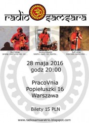 Koncert Radio Samsara w PraCoVni! w Warszawie - 27-05-2017