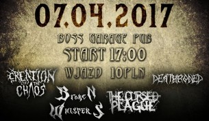Koncert 07.04, Boss Garage Pub w Krakowie - 07-04-2017