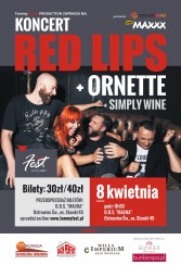 Koncert TommyFest 2017: Red Lips, Ornette i Simply Wine w Ostrowcu Świętokrzyskim - 08-04-2017