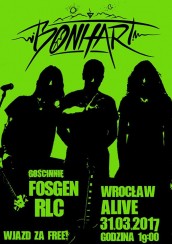 Koncert Bonhart / RLC / Fosgen - 18stka Westera w Alive we Wrocławiu - 31-03-2017
