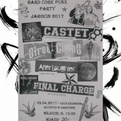 Koncert Castet, Street Chaos, FINAL CHARGE, After Laughter w Jarocinie - 09-04-2017