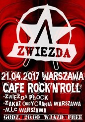 Koncert Zwiezda , Zakaz Oddychania , NIC - Cafe Rock'n'Roll w Warszawie - 21-04-2017
