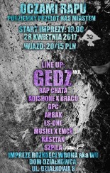 Koncert Oczami Rapu - GEDZ W Trzemesznie! - 28-04-2017