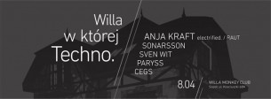 Koncert Willa w której Techno. Anja Kraft + Urodziny Winylowni w Sopocie - 08-04-2017