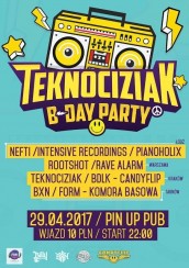 Koncert Teknociziak B-DAY PARTY w Tarnowie - 29-04-2017