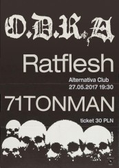 Koncert ODRA, 71tonman, Ratflesh w Poznaniu - 27-05-2017