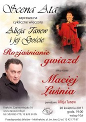 Koncert Alicja Tanew i jej Goście - Rozjaśnianie gwiazd - Maciej Luśnia w Krakowie - 20-04-2017