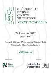 Bilety na Vivat Academia - Ogólnopolski Festiwal Chórów Studenckich