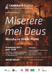 Koncert Camerata Silesia, Anna Szostak, Adam Myrczek w Katowicach - 14-04-2017
