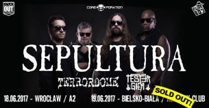 Koncert Wyprzedany! Sepultura / 19 VI / "Rudeboy Club" BB w Bielsku-Białej - 19-06-2017