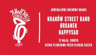 Koncert Happysad, Ørganek, Kraków Street Band - Juwenalia Krk - 13-05-2017
