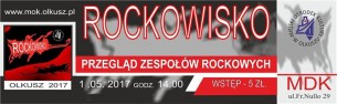 Koncert Rockowisko 2017 - Przegląd Zespołów Rockowych w Olkuszu - 01-05-2017