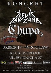 Koncert Ziemia Zakazana + Chupa Wrocław Liverpool urodziny Rosika - 05-05-2017