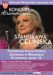 Koncert Stanisława Celińska z zespołem Macieja Muraszko. Recital Atramentowa w Miłosławiu - 10-06-2017