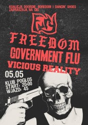 Koncert FURY // Freedom // Government Flu // VxR // 05.05 // Poglos w Warszawie - 05-05-2017