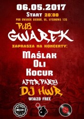 Koncert Rapowe Larmo + Grubo Krojone After Party DJ HWR w Bieruniu Starym - 06-05-2017