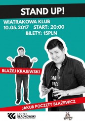 Koncert Stand-up Jakub Poczęty-Błażewicz i Błażej Krajewski w Bydgoszczy - 10-05-2017
