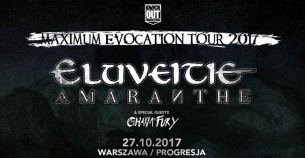 Koncert Eluveitie, Amaranthe + Support / 27 X / "Progresja" Warszawa - 27-10-2017