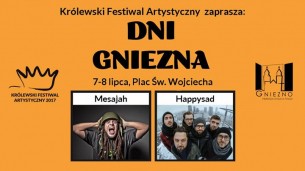 Koncert KFA 2017: Dni Gniezna - Mesajah, Happysad w Gnieźnie - 07-07-2017