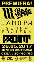 Koncert Małach Rufuz / Jano PW / Dwie Premiery / Warszawa! - 26-05-2017