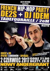 Koncert French Hip-Hop PARTY Olsztyn - De2s / DJ IDEM - 02-06-2017