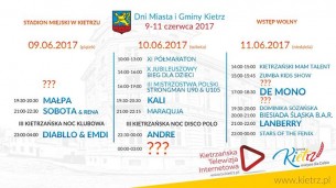 Koncert Dni Miasta i Gminy Kietrz 2017 - 09-06-2017