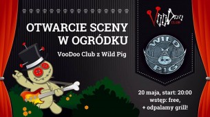 Koncert Wild Pig otwiera scenę w ogródku VooDoo Club! w Warszawie - 20-05-2017