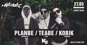 Koncert PlanBe / Kobik / Teabe w Koszalinie! - 27-05-2017