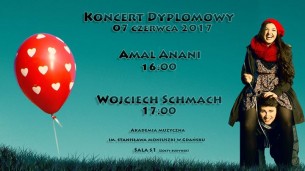 Koncerty dyplomowe Amal Anani | Wojciech Schmach w Gdańsku - 07-06-2017
