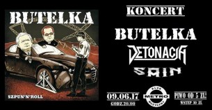 Koncert Butelka w Gdańsku!: Butelka, Detonacja, Sain - 09-06-2017