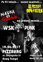 Koncert Uliczny Opryszek, WSK Punk, Nauka o Gównie w Nowym Tomyślu - 10-06-2017
