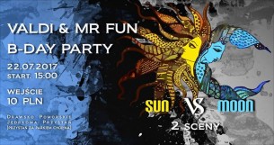Koncert Valdi & MR Fun B-day party "SUN vs. MOON" w Drawsku Pomorskim - 22-07-2017