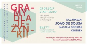 Gramy dla Jeżynki! Koncert charytatywny dla Pauliny Jażdżyk! we Wrocławiu - 05-06-2017