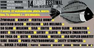 Bilety na 14 Fląder Festiwal,16-17.06 Gdańsk-Brzeźno, plaża/ wstęp wolny