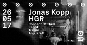 Koncert TRALIEN, Anja Kraft, KAOTIK, Jonas Kopp, HGR, Concept Of Thrill, Elektrowkręta w Warszawie - 26-05-2017