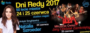Koncert Dni Redy 2017 - 50 lecie miasta w Redzie - 25-06-2017