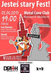 Koncert Jesteś Stary Fest! Loa Karma w Warszawie - 03-06-2017